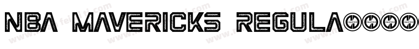 NBA Mavericks Regula字体转换